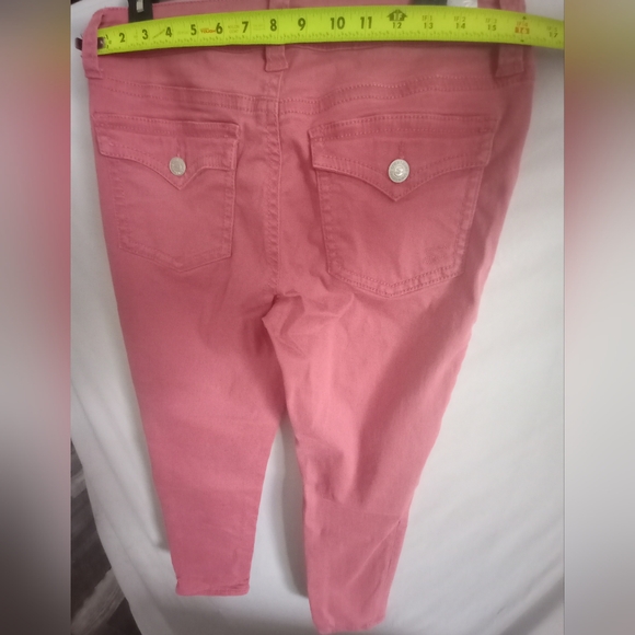 Seven7 Scarlett Crop, Women's Size 12, Canyon Rose in Color Jeans - Picture 3 of 8